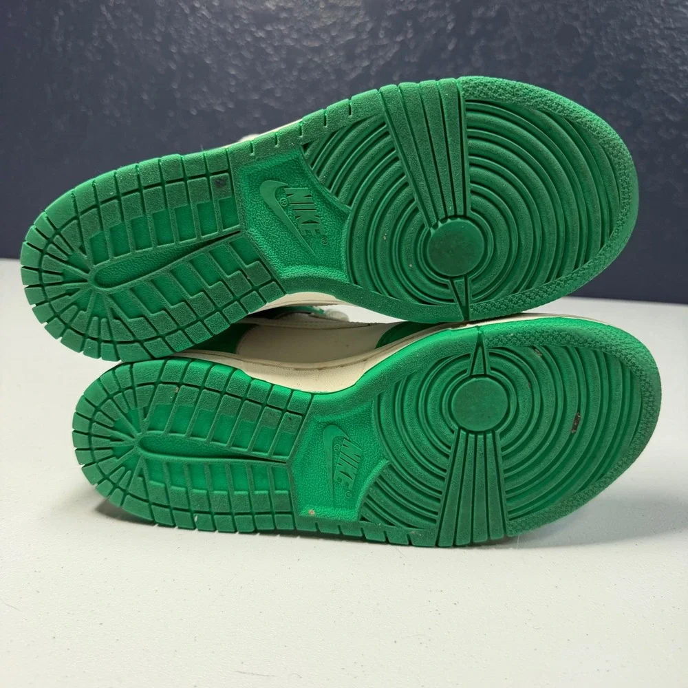 Nike‎ Dunk High 5.5Y Phantom Stadium Green Leather Sneakers DB2179-105